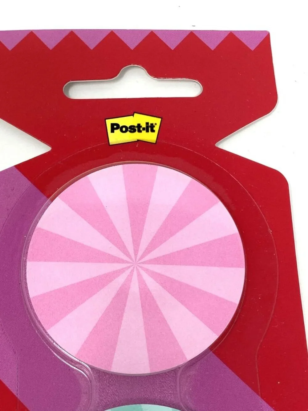 Post-it® 2 Packs Jingle Notes Gingerbread Man/Candy And Pink Green Round Candy